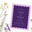 Search for purple border wedding invitations Vintage