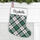 Search for tartan plaid christmas stockings Rustic