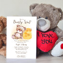 Search for honey jar invitations Teddy bear