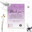 Search for glitter business thank you cards Professional