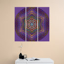 Search for psychedelic posters wall art sets colourful