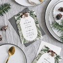 Search for pine trees christmas invitations Modern
