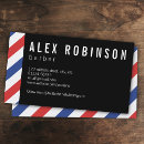 Search for blue stripe business cards Hairdresser
