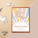 Search for typography baby girl shower invitations Boho