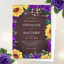 Search for purple and yellow wedding invitations Floral