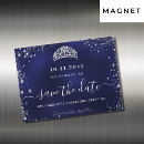 Search for sweet 16 save the date magnets Silver