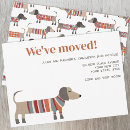Search for dog invitations change of address