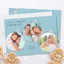Search for blue and silver christmas cards Photo collage