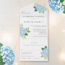 Search for blue hydrangea wedding invitations Modern