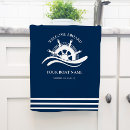 Search for nautical tea towels Ships wheel