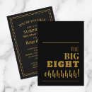 Search for black and gold 80th birthday invitations Surprise