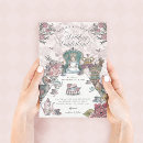 Search for royal tea party invitations Alice in wonderland
