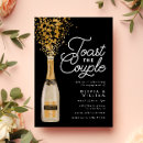 Search for champagne toast engagement party invitations Gold