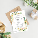 Search for pastel yellow wedding invitations Greenery