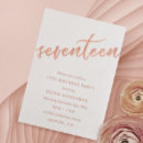 Search for 17th birthday invitations Elegant