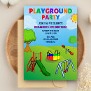 Search for playground birthday invitations Cute