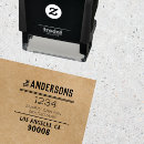 Search for big rubber stamps Return address