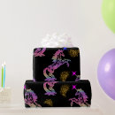 Search for black unicorn wrapping paper Fantasy