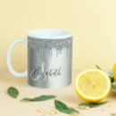 Search for silver mugs Glitter