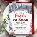 Search for pajama seasonal invitations Holiday party