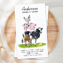 Search for farm animal business cards Chicken