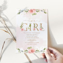 Search for baby girl shower invitations elegant