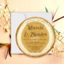Search for wood slice wedding invitations Summer