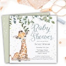 Search for botanical baby shower invitations Giraffe