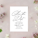 Search for black wedding save the dates Elegant