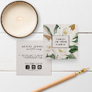 Search for magnolia flower business cards Floral