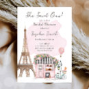 Search for parisian bridal shower invitations Ooh la la