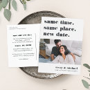 Search for reschedule invitations Save our new date