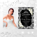 Search for black white silver quinceanera invitations Tiara