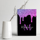 Search for hot pink glitter notebooks Modern