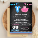 Search for tutus or ties invitations Baby