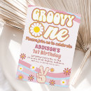 Search for peace sign birthday invitations Retro
