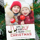 Search for elf photo christmas cards Whimsical