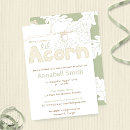 Search for acorn invitations Leaves
