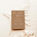 Search for winter rehearsal dinner invitations Boho