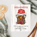Search for funny chicken christmas cards Rustic