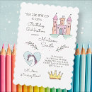 Search for watercolor unicorn invitations Princess
