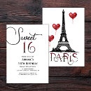 Search for red sweet 16 invitations Gothic
