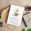 Search for poinsettia bridal shower invitations Champagne