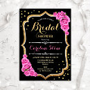 Search for gold confetti bridal shower invitations Sparkle