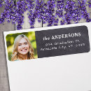 Search for black chalkboard return address labels Rustic