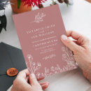 Search for simple modern wedding invitations Floral