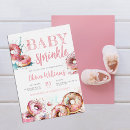Search for sprinkle baby girl shower invitations Modern