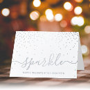 Search for silver glitter christmas cards Stylish
