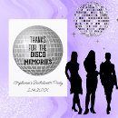 Search for bachelorette party cards Disco ball