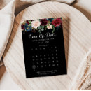 Search for botanical calendar save the dates Calligraphy